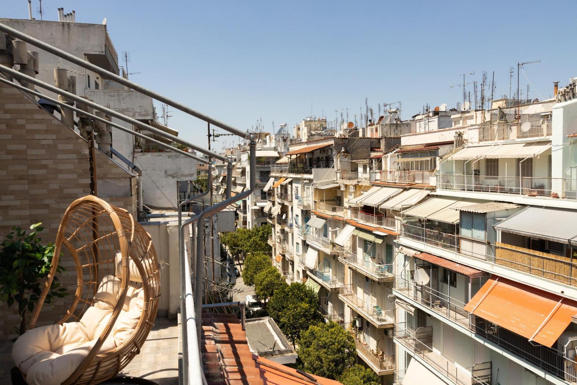 Gem Of Rotonda, City View Penthouse By Binobi! Salonicco Esterno foto